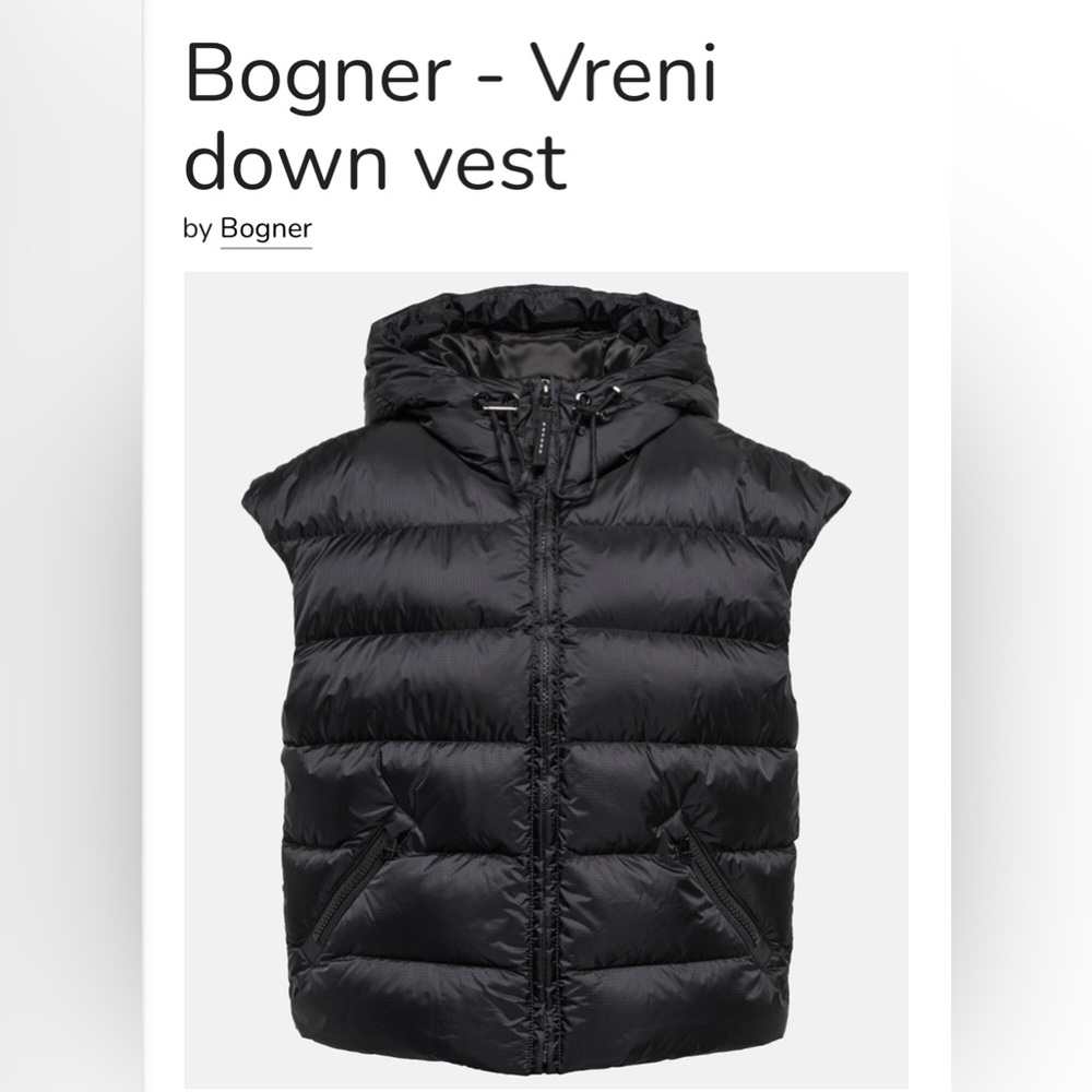 Bogner Vreni-D Vest Black Bogner Puffer Vest